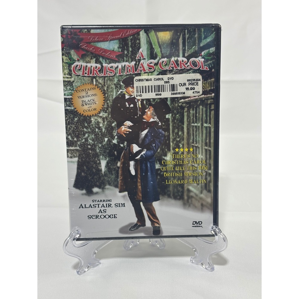 A Christmas Carol DVD BW + Color New Sealed Deluxe Special Edition 1951 Film